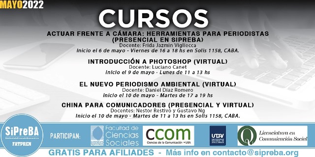 SIPREBA cursos mayo